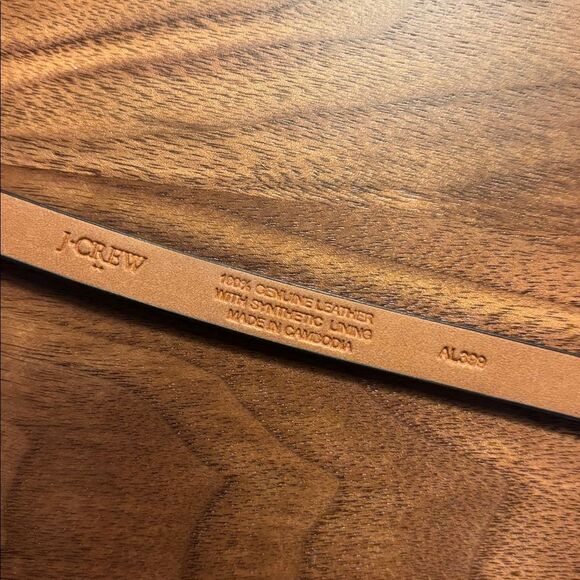 J. Crew Calf Hair Animal Print Leather Belt - XS/S - Picture 6 of 8